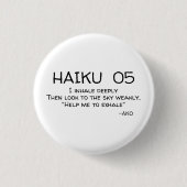 HAIKU 05 BUTTON (Vorderseite)