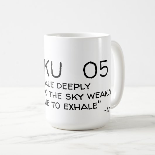 HAIKU 05 KAFFEETASSE (VorderseiteRechts)