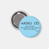 HAIKU 05 MAGNET (Vorderseite/Rückseite)
