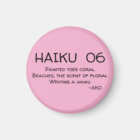HAIKU 06 MAGNET (Vorne)