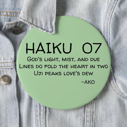 HAIKU 07 BUTTON (Beispiel)