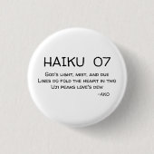 HAIKU 07 BUTTON (Vorderseite)