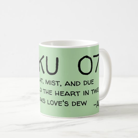 HAIKU 07 KAFFEETASSE (VorderseiteRechts)