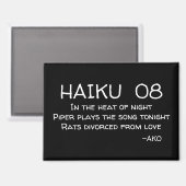 HAIKU 08 MAGNET (Vorderseite/Rückseite)