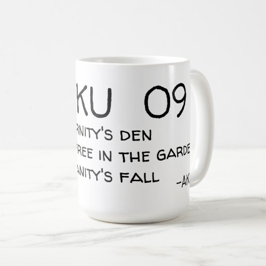 HAIKU 09 KAFFEETASSE (VorderseiteRechts)