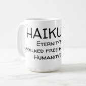 HAIKU 09 KAFFEETASSE (Vorderseite Links)