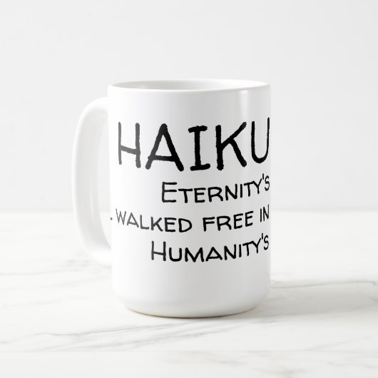 HAIKU 09 KAFFEETASSE (Vorderseite Links)