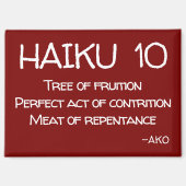 HAIKU 10 MAGNET (Vorderseite)