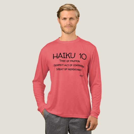 HAIKU 10 Tri-Blend SHIRT (Volle Vorderseite)