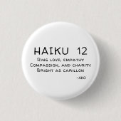 HAIKU 12 BUTTON (Vorderseite)