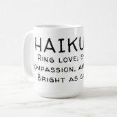 HAIKU 12 KAFFEETASSE (Vorderseite Links)