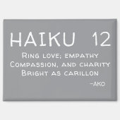 HAIKU 12 MAGNET (Vorderseite)