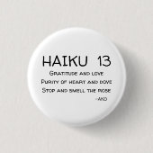 HAIKU 13 BUTTON (Vorderseite)