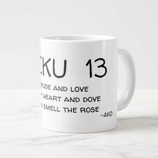 HAIKU 13 Tasse (Vorderseite Rechts)