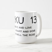 HAIKU 13 Tasse (VorderseiteRechts)