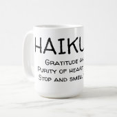 HAIKU 13 Tasse (Vorderseite Links)