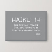 HAIKU 14 BUTTON (Vorderseite)