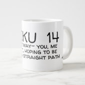 HAIKU 14 Jumbo-Tasse (Vorderseite Rechts)