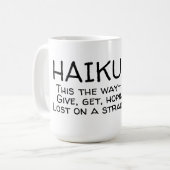 HAIKU 14 KAFFEETASSE (Vorderseite Links)