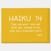 HAIKU 14 MAGNET (Vorderseite)