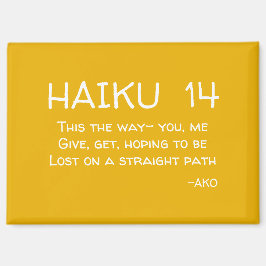 HAIKU 14 MAGNET