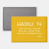 HAIKU 14 MAGNET (Vorderseite/Rückseite)