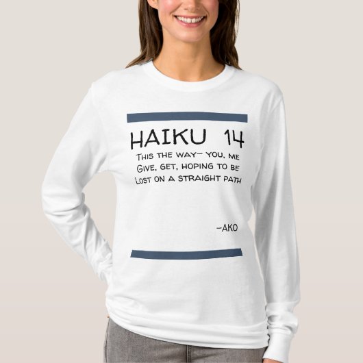 HAIKU 14 T-Shirt (Vorderseite)