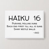 HAIKU 16 BUTTON (Vorderseite)