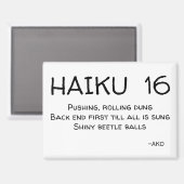 HAIKU 16 MAGNET (Vorderseite/Rückseite)