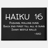 HAIKU 16 MAGNET (Vorderseite)