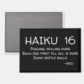 HAIKU 16 MAGNET (Vorderseite/Rückseite)