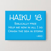 HAIKU 18 BUTTON (Vorderseite)