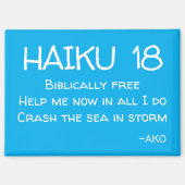 HAIKU 18 MAGNET (Vorderseite)