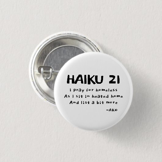 HAIKU 21 BUTTON (Vorne & Hinten)
