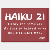 HAIKU 21 MAGNET (Vorderseite)