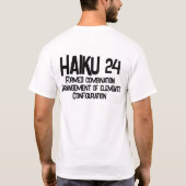 HAIKU 24 T-Shirt (Rückseite)