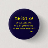 HAIKU 26 BUTTON (Vorderseite)
