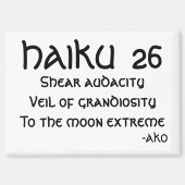 HAIKU 26 MAGNET (Vorderseite)