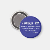 HAIKU 27 MAGNET (Vorderseite/Rückseite)