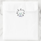 HAIKU 29 RUNDER AUFKLEBER (Tasche)