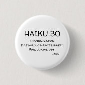 HAIKU 30 BUTTON (Vorderseite)