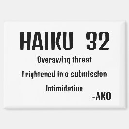 HAIKU 32 MAGNET