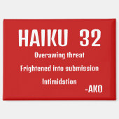 HAIKU 32 MAGNET (Vorderseite)