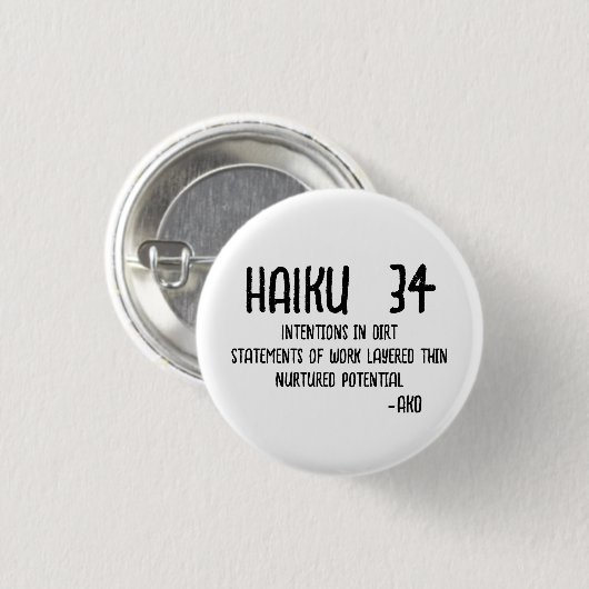 HAIKU 34 BUTTON (Vorne & Hinten)