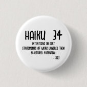 HAIKU 34 BUTTON (Vorderseite)