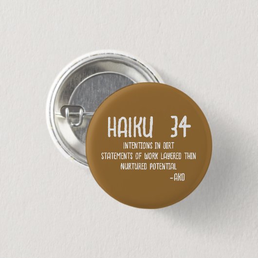 HAIKU 34 BUTTON (Vorne & Hinten)