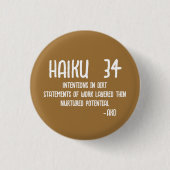 HAIKU 34 BUTTON (Vorderseite)