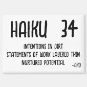 HAIKU 34 MAGNET (Vorderseite)