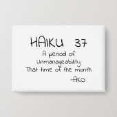 HAIKU 37 BUTTON (Vorderseite)