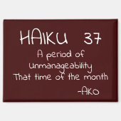 HAIKU 37 MAGNET (Vorderseite)